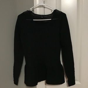 ann taylor peplum sweater